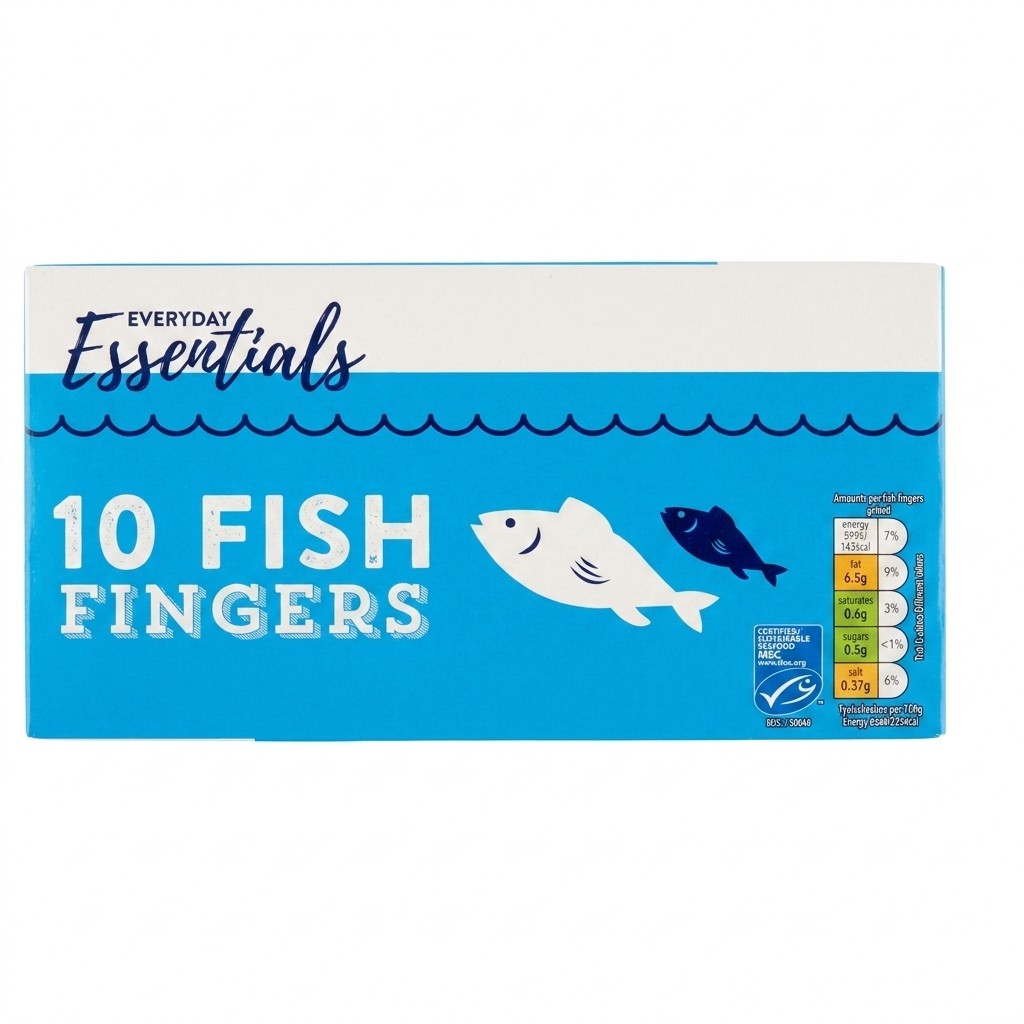 Everyday Essentials 10 Fish Fingers 250g