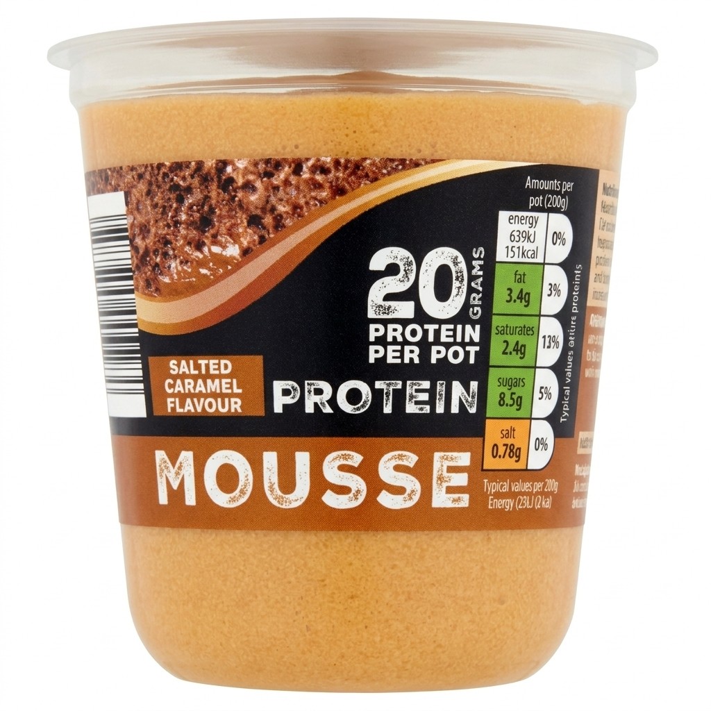 Aldi Protein Mousse Salted Caramel 200g