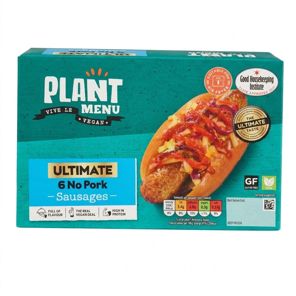 Plant Menu Ultimate 6 No Pork Sausages 270g