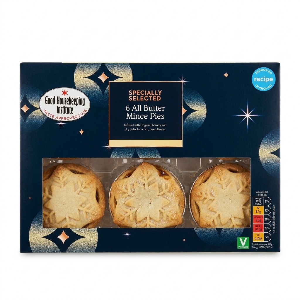 Specially Selected All Butter Mince Pies 6 pack