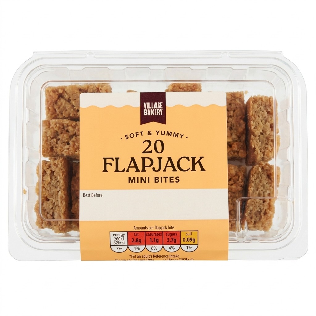 Village Bakery 20 Flapjack Mini Bites