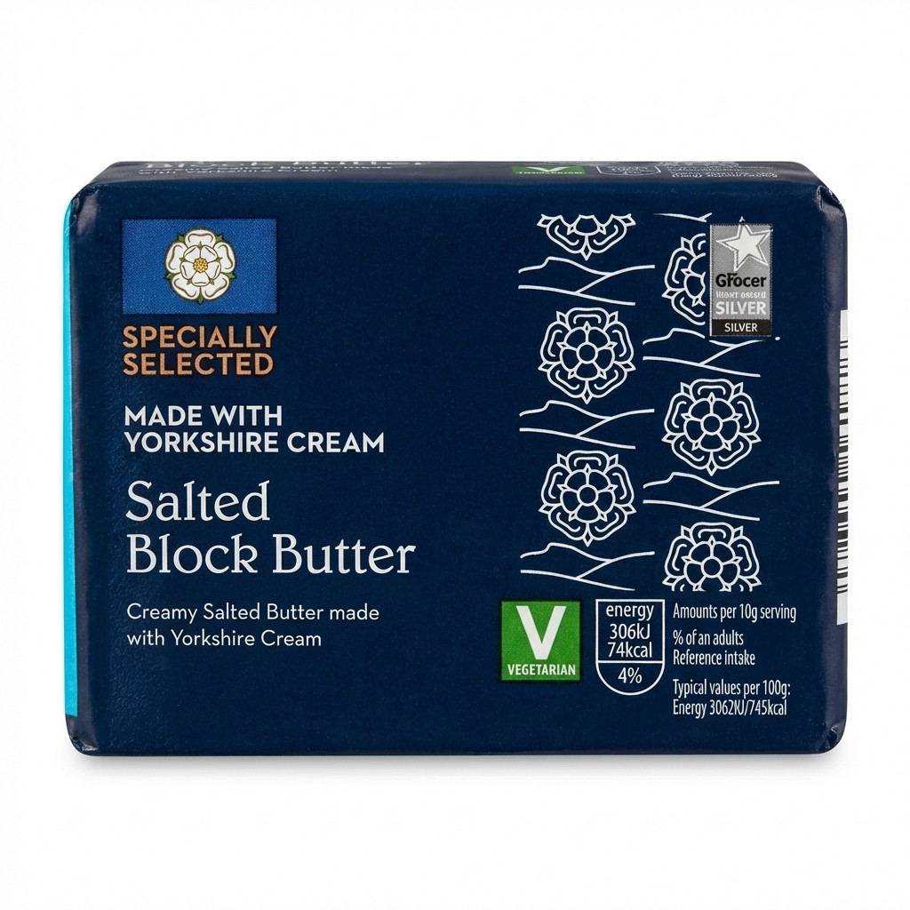 Specially Selected Salted Block Butter 250g