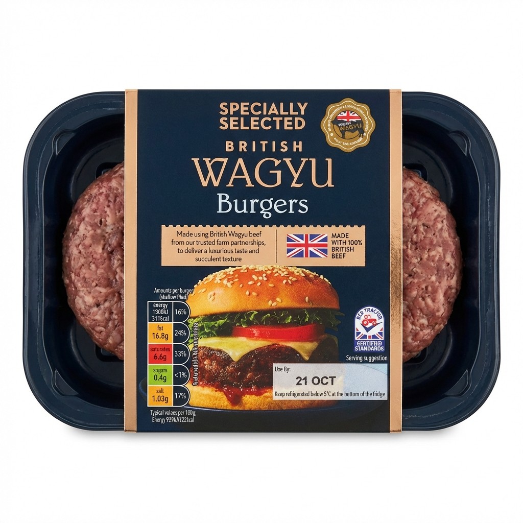 Specially Selected British Wagyu Burgers 340g