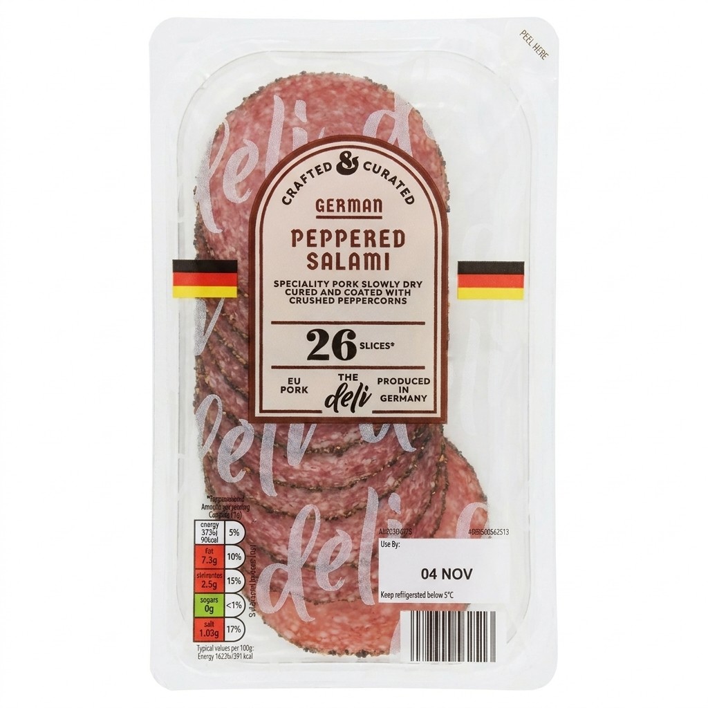 The Deli German Peppered Salami 135g