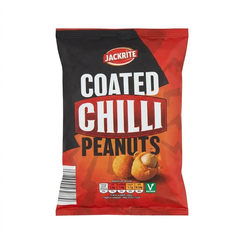 Snackrite Coated Chilli Peanuts 200g