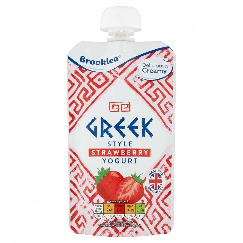 Brooklea Greek Style Strawberry Yogurt 150g