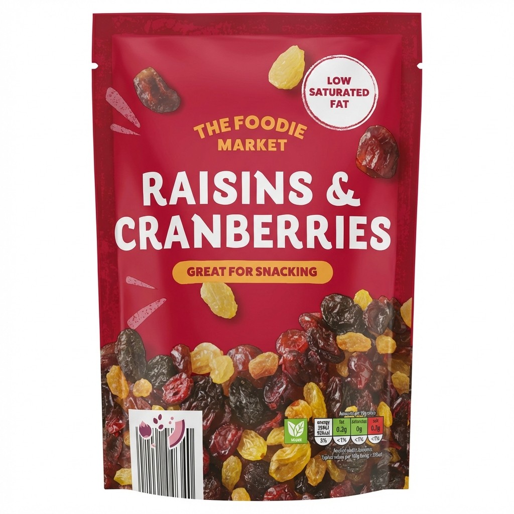 The Foodie Market Raisins & Cranberries 300g