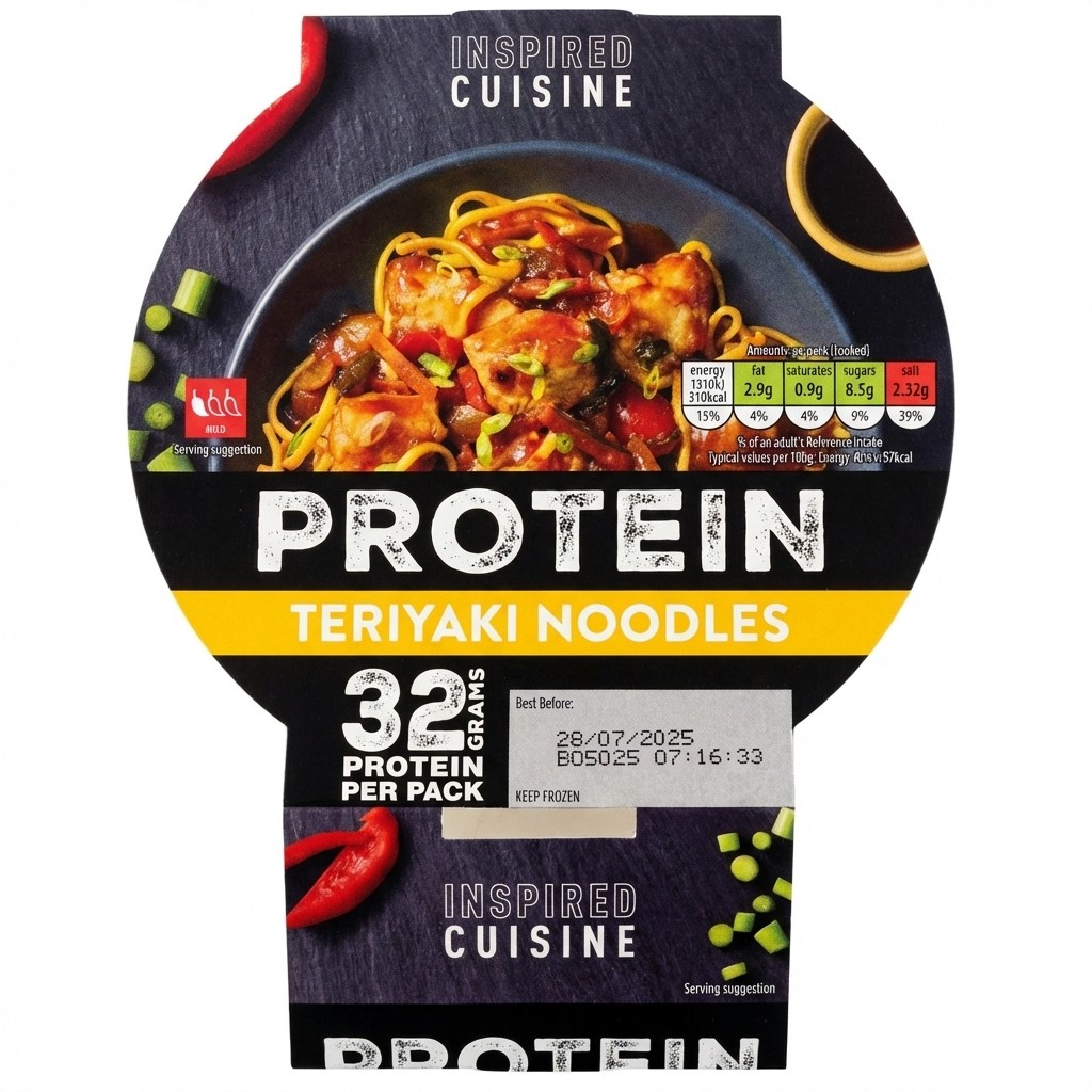 Inspired Cuisine Protein Teriyaki Noodles 350g