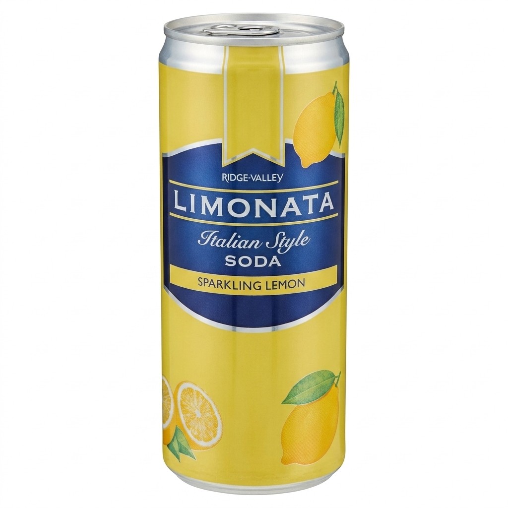 Ridge-Valley Limonata Italian Style Soda 330ml