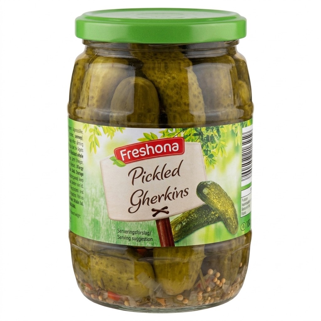 Freshona Pickled Gherkins 670g