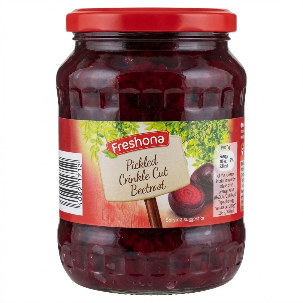 Freshona Pickled Crinkle Cut Beetroot 670g