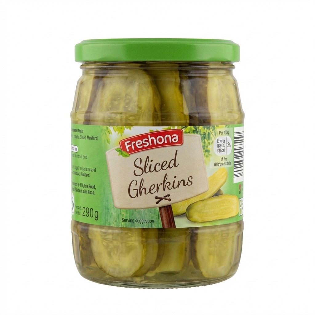 Freshona Sliced Gherkins 530g