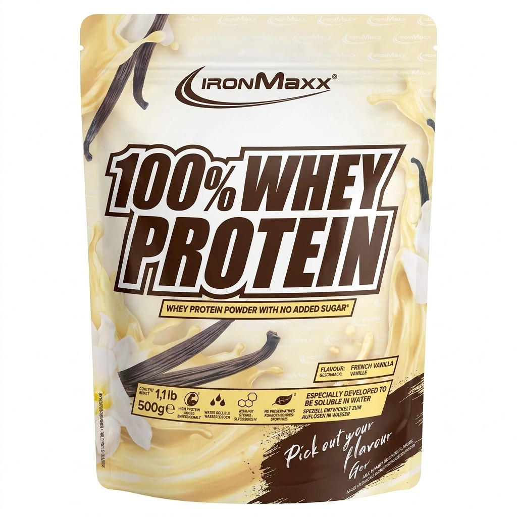 IronMaxx 100% Whey Protein French Vanilla 500g