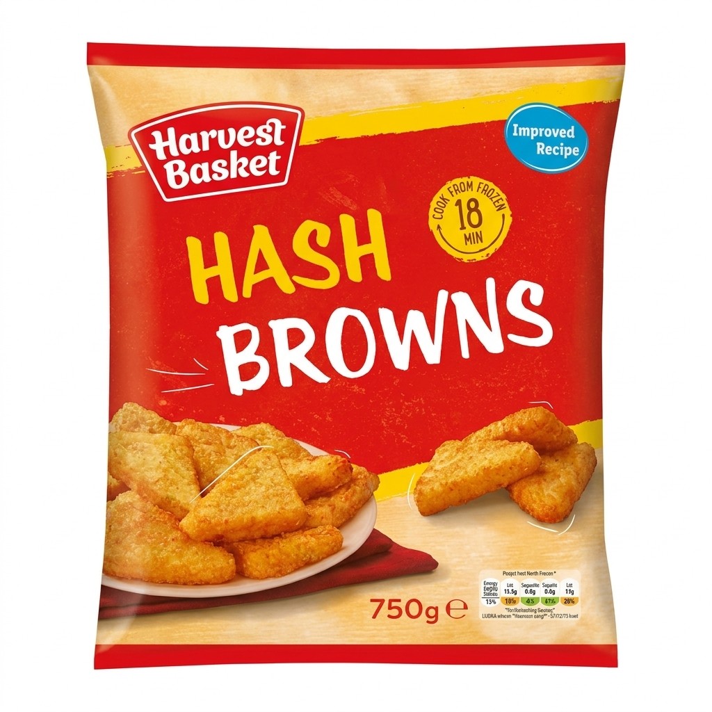 Harvest Basket Hash Browns 750g