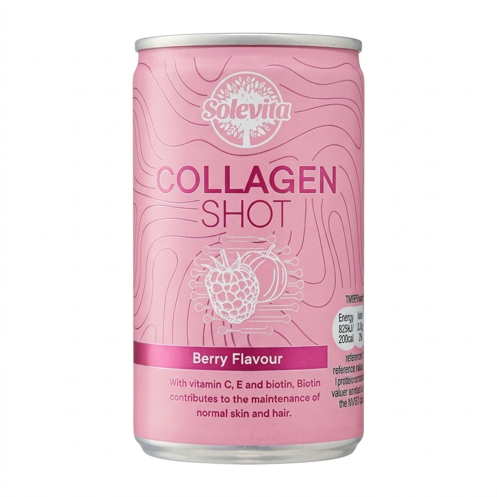 Solevita Collagen Shot Berry Flavour 150ml