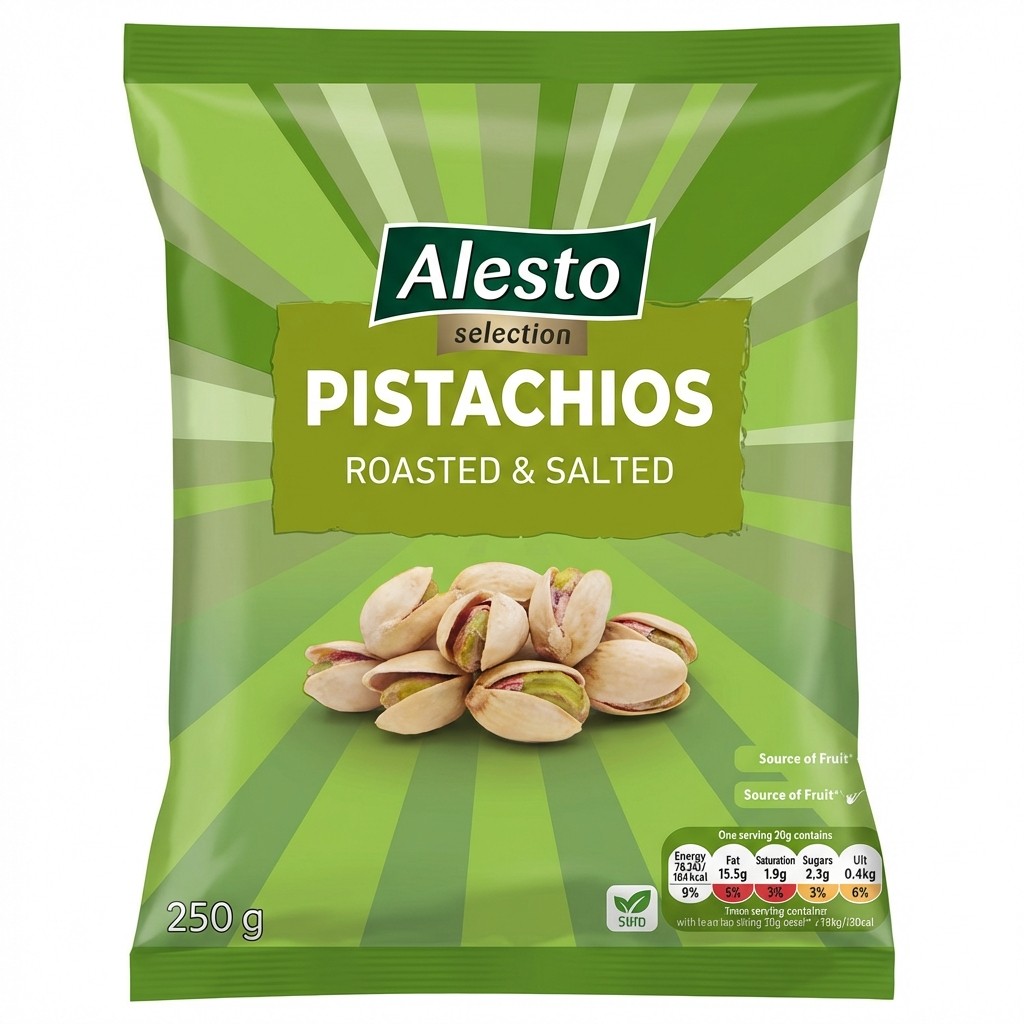Alesto Pistachios Roasted & Salted 250g