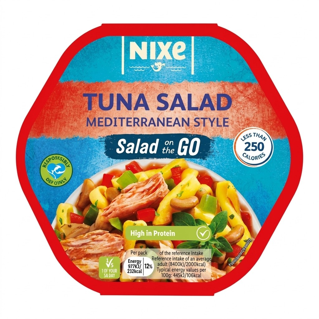 Nixe Tuna Salad Mediterranean Style 220g