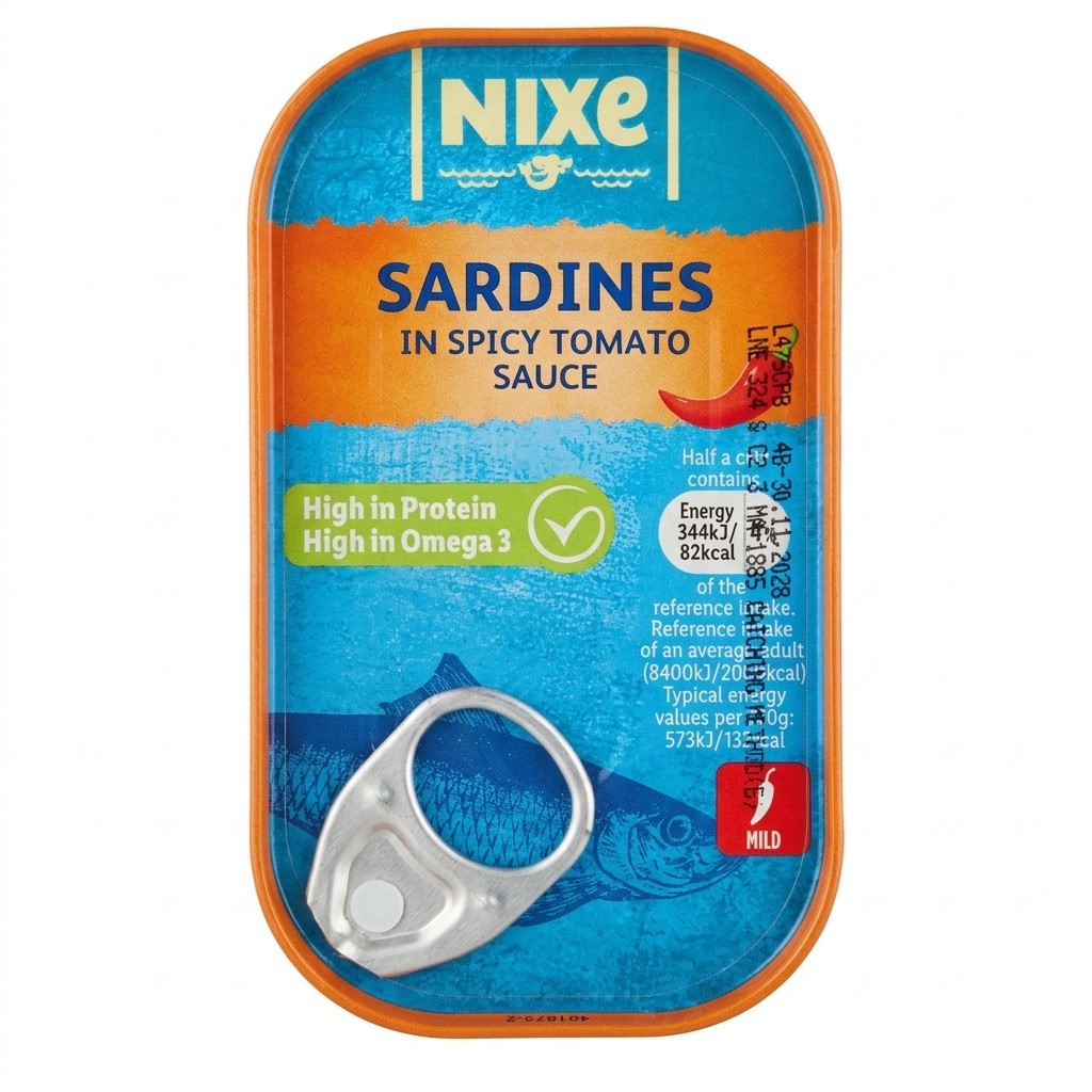 Nixe Sardines in Spicy Tomato Sauce 120g
