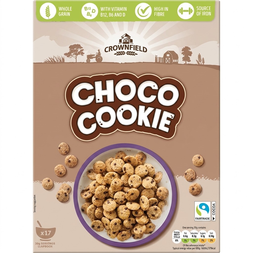 Crownfield Choco Cookie 500g