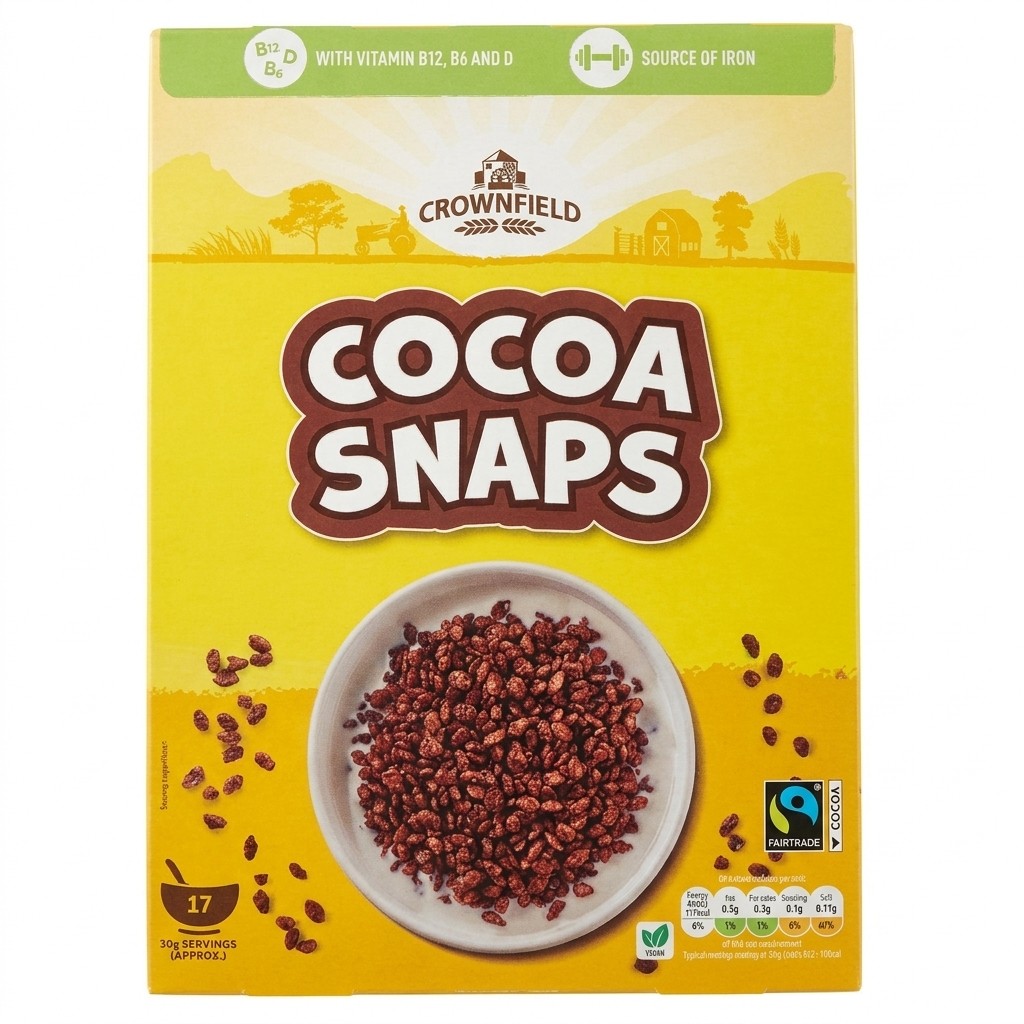 Crownfield Cocoa Snaps 500g