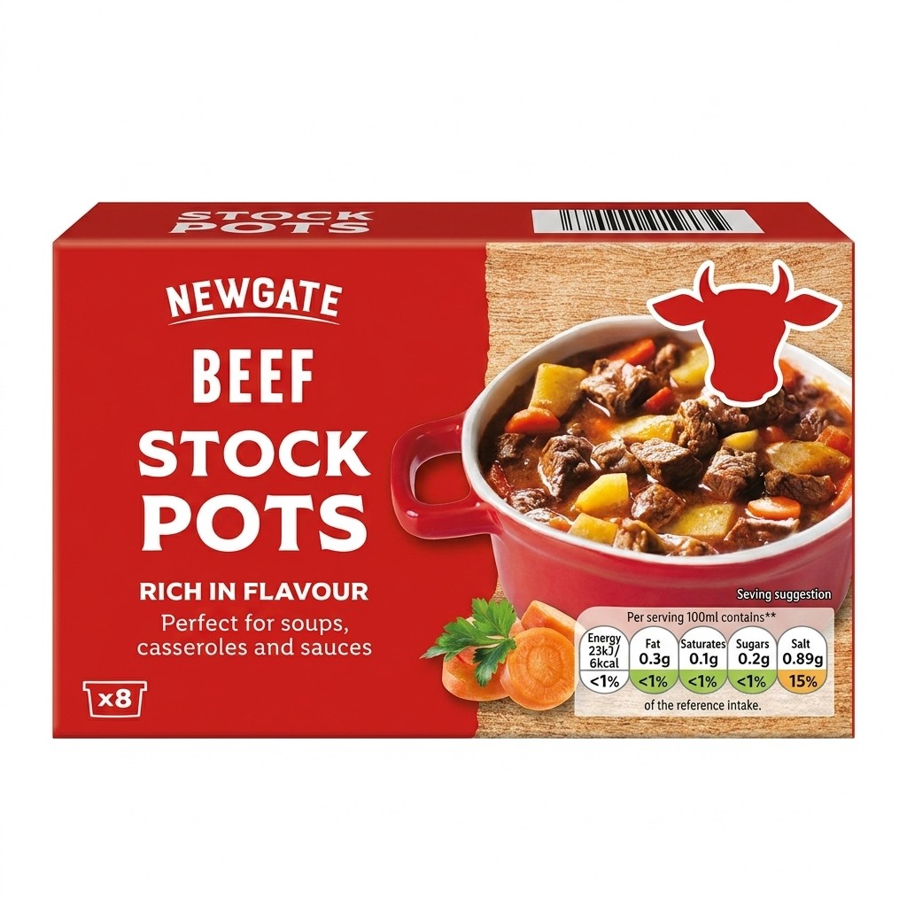 Newgate Beef Stock Pots 192g