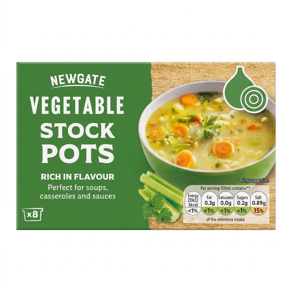 Newgate Vegetable Stock Pots 192g