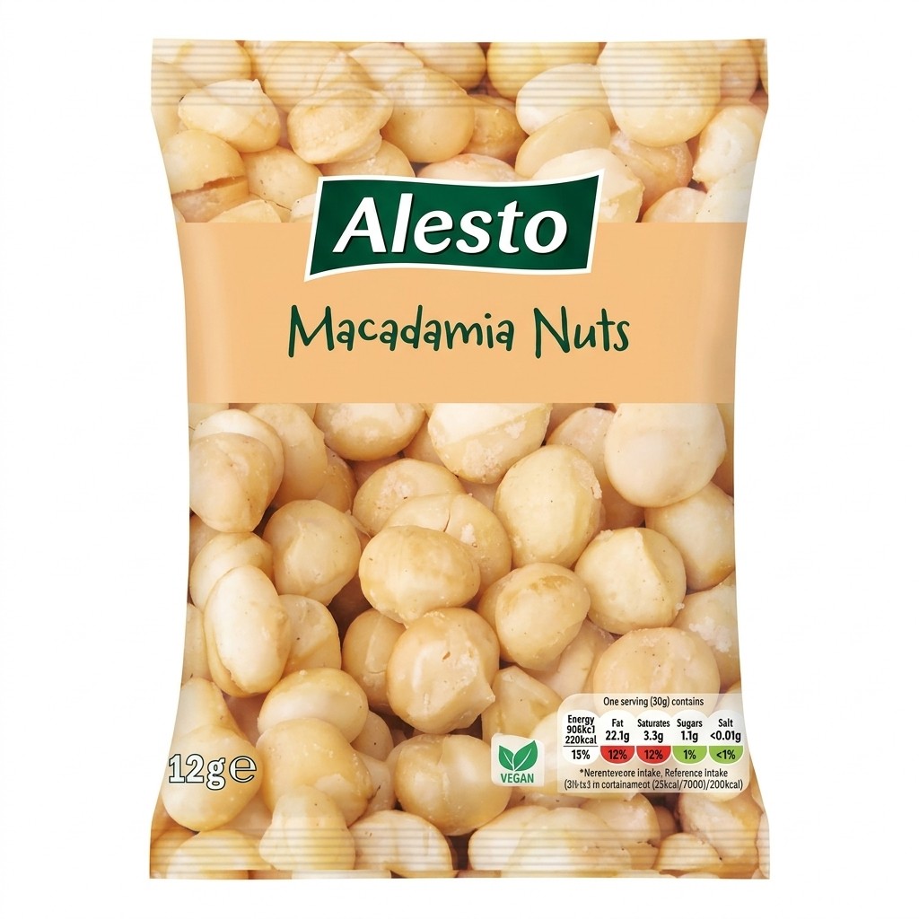 Alesto Macadamia Nuts 125g