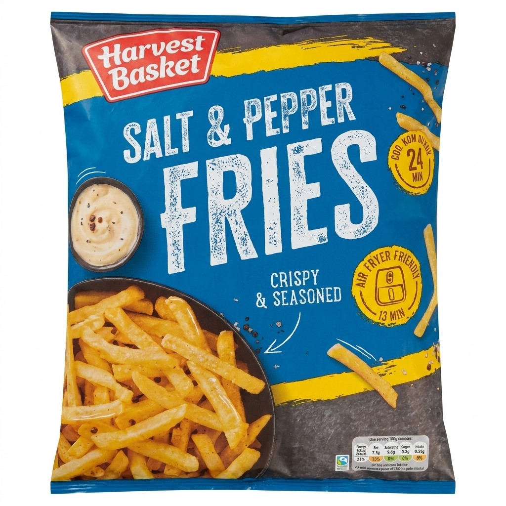 Harvest Basket Salt & Pepper Fries 800g