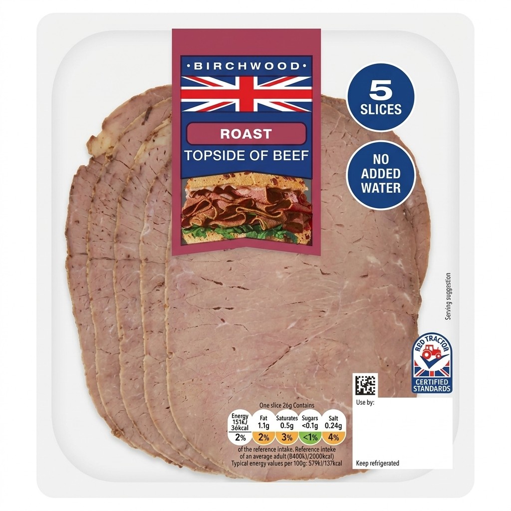 Birchwood Roast Topside of Beef 130g