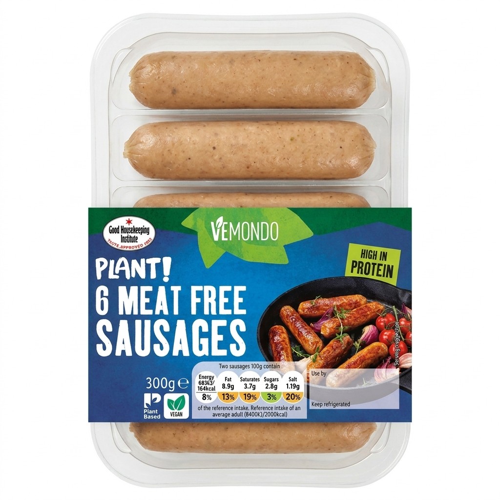 Vemondo Plant! Meat Free Sausages 300g