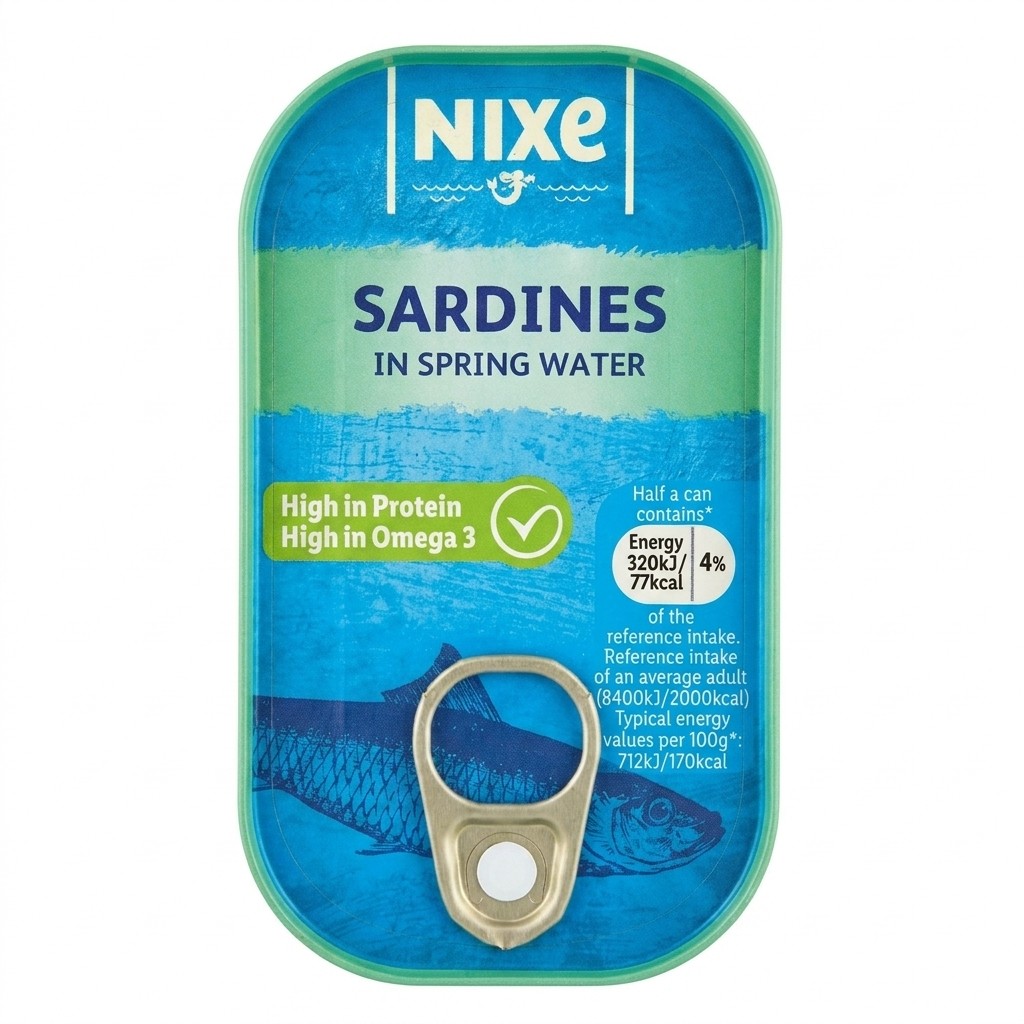 Nixe Sardines in Spring Water 120g