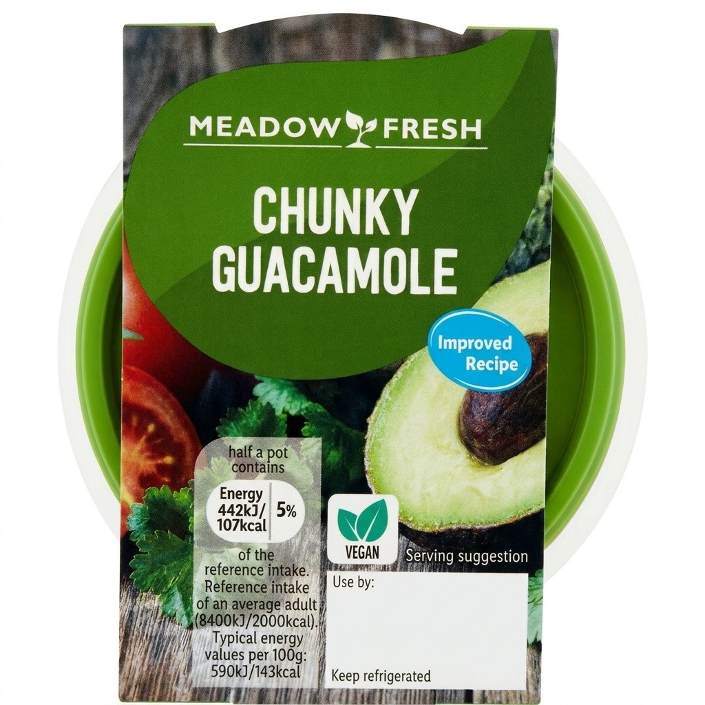 Meadow Fresh Chunky Guacamole 150g