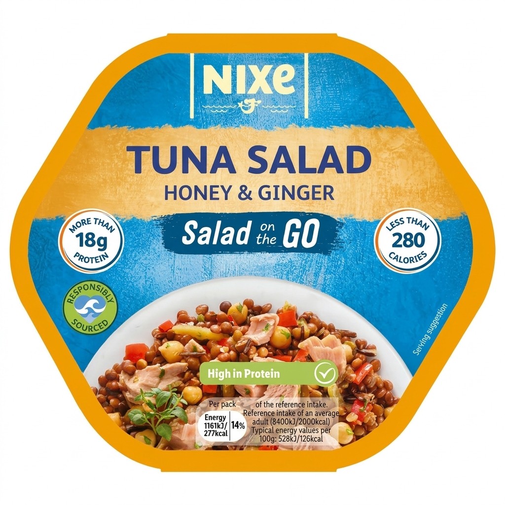 Nixe Tuna Salad Honey & Ginger 220g
