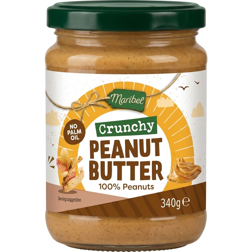 Maribel Crunchy Peanut Butter 340g