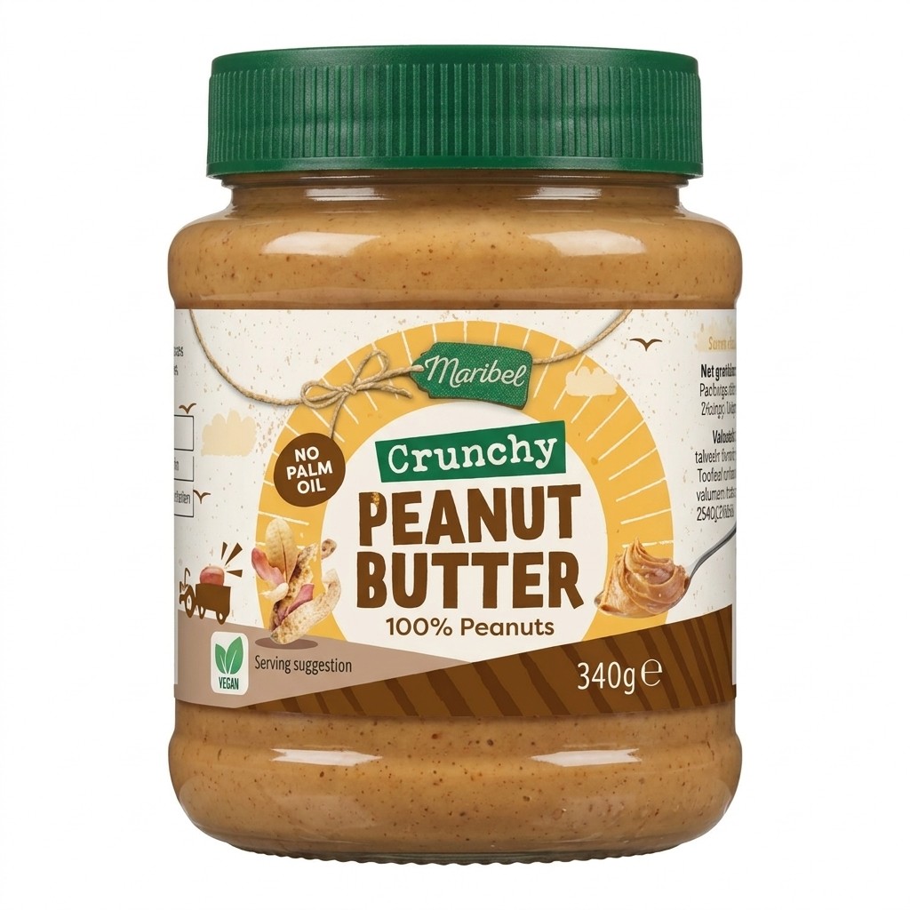 Maribel Crunchy Peanut Butter 340g