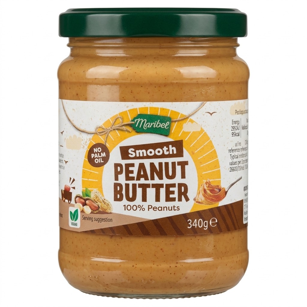 Maribel Smooth Peanut Butter 340g