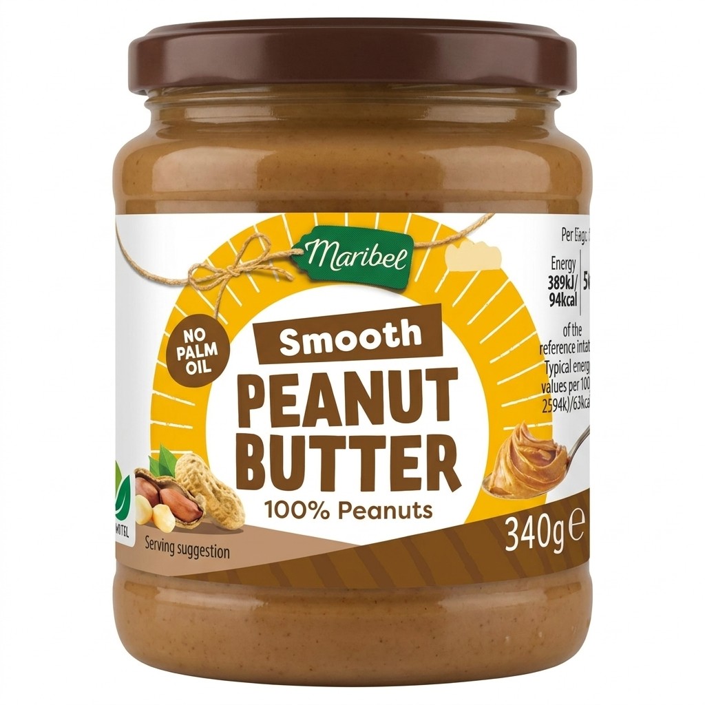 Maribel Smooth Peanut Butter 340g