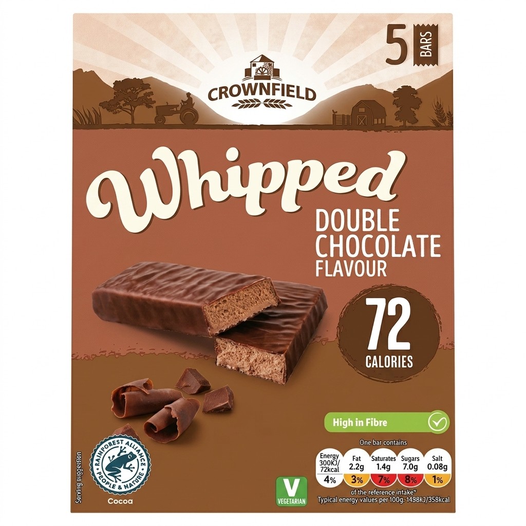Crownfield Whipped Double Chocolate Flavour 100g