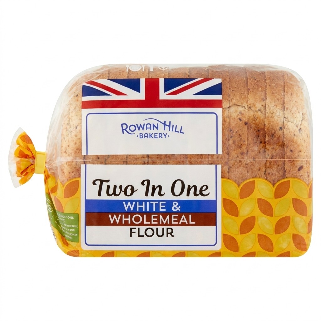 Rowan Hill Bakery Two In One White & Wholemeal Flour 800g