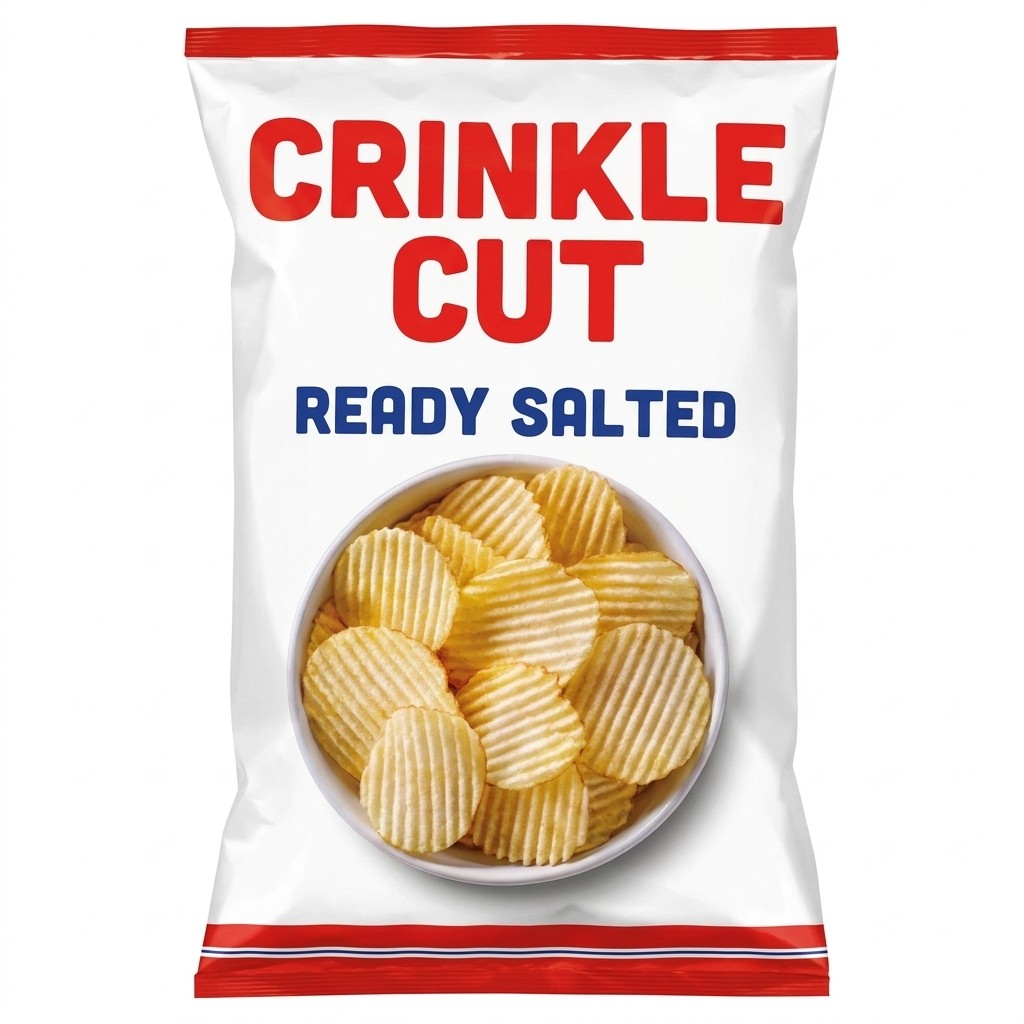 Snack Day Crinkle Cut Ready Salted 6 pack