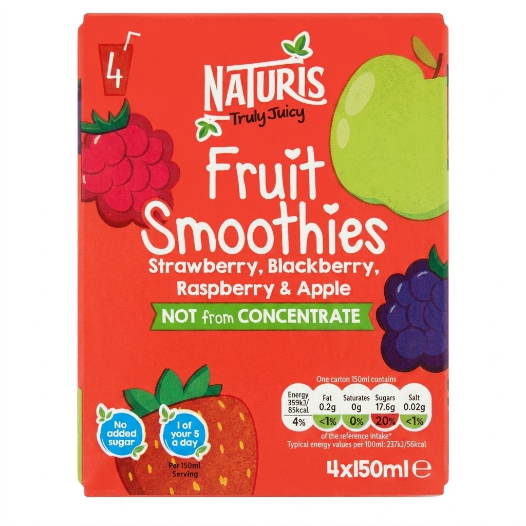 Naturis Fruit Smoothies 4x150ml