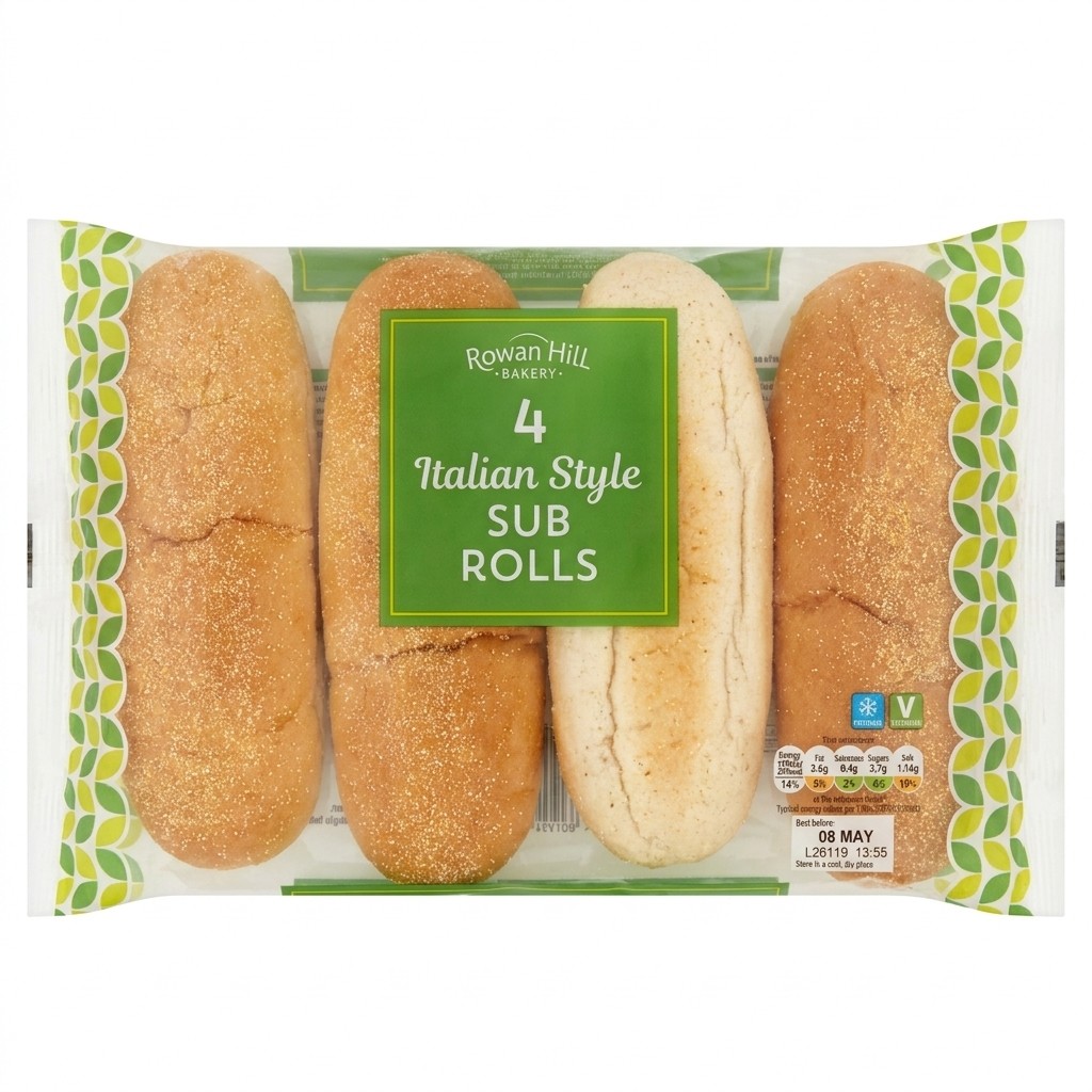 Rowan Hill Bakery Italian Style Sub Rolls 380g