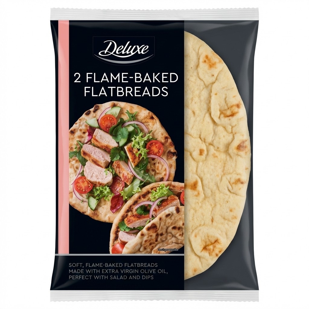 Deluxe 2 Flame-Baked Flatbreads