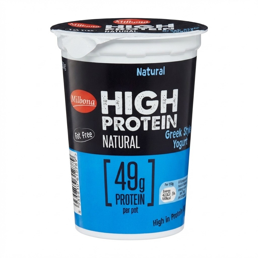 Milbona High Protein Natural Greek Style Yogurt 450g
