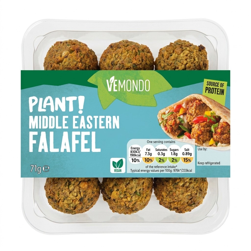 Vemondo Plant! Middle Eastern Falafel 171g