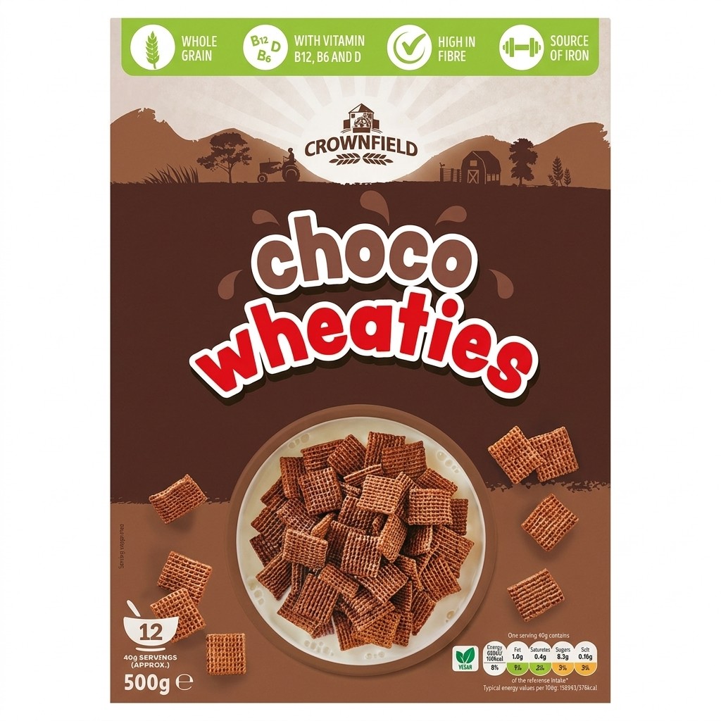 Crownfield Choco Wheaties 500g