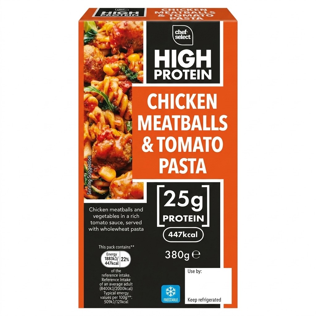 Chef Select Chicken Meatballs & Tomato Pasta 380g