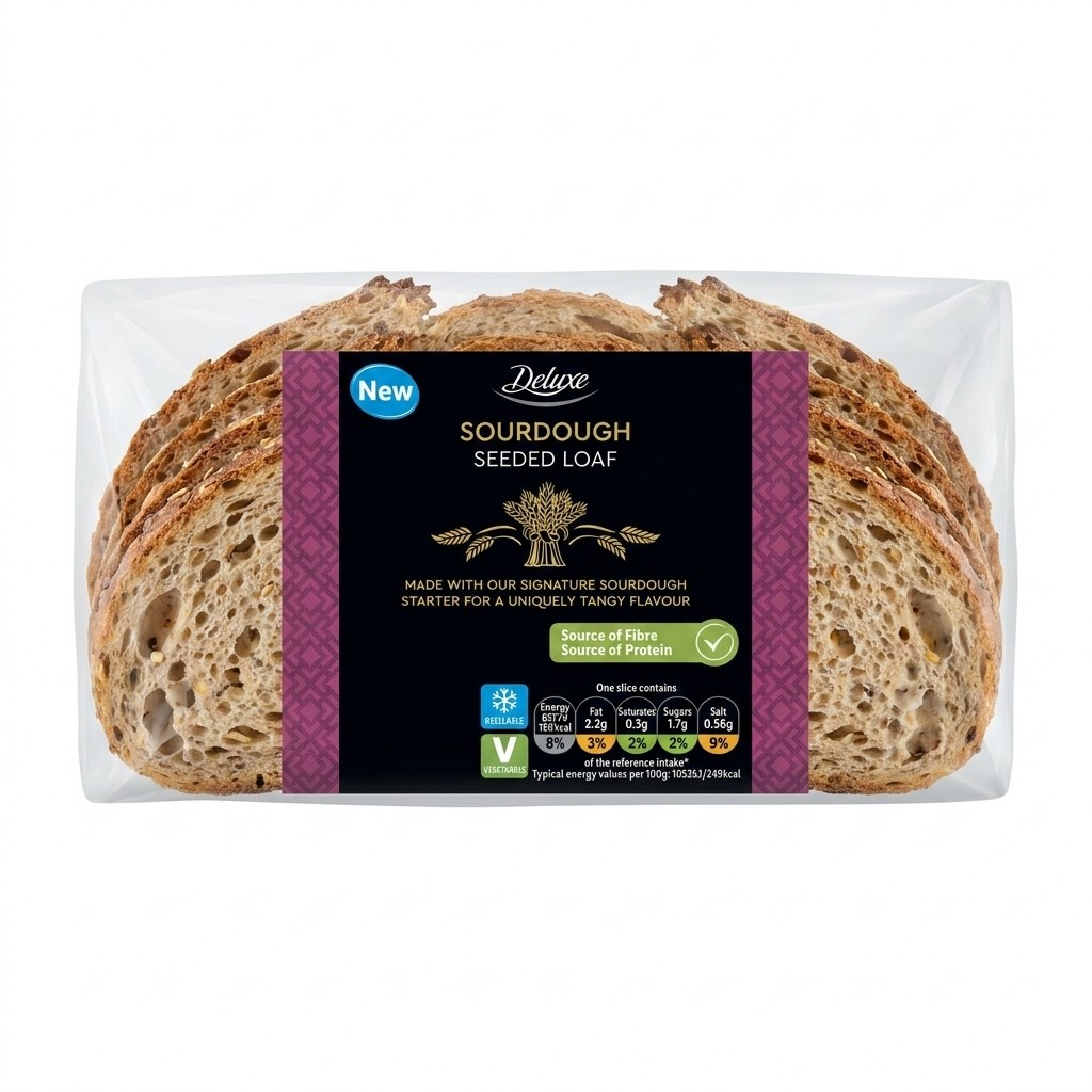 Deluxe Sourdough Seeded Loaf 500g