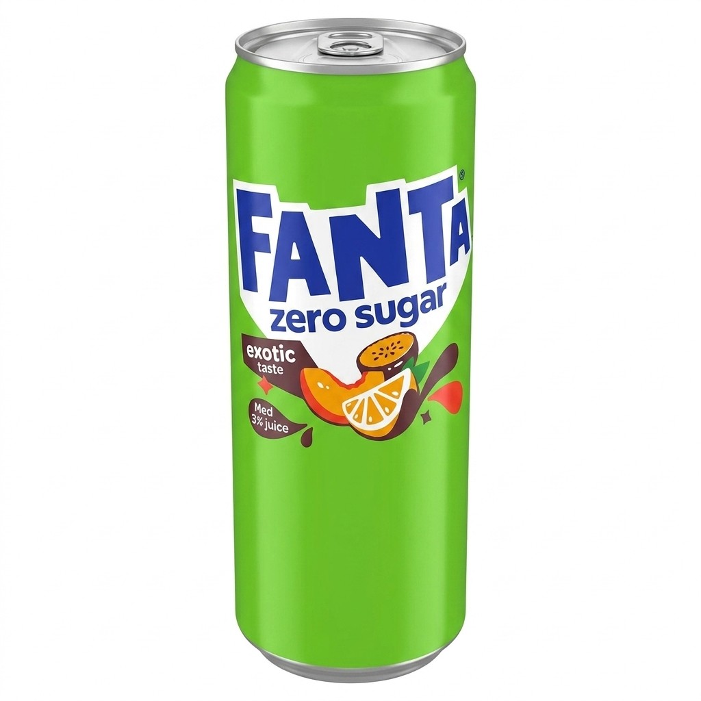 Fanta Zero Sugar Exotic 330ml