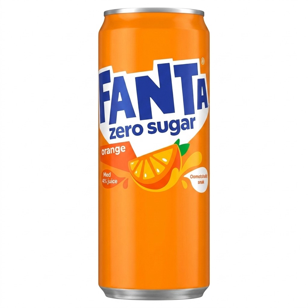Fanta Zero Sugar Orange 330ml